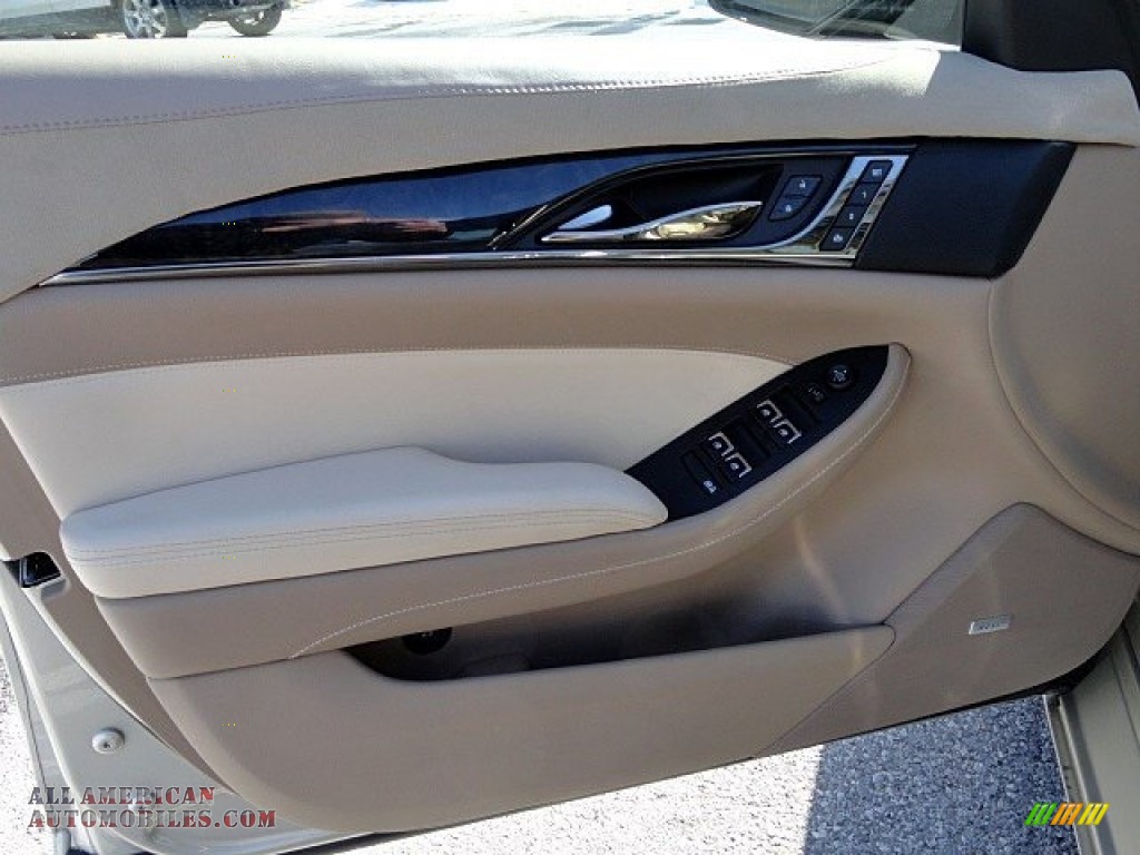2014 CTS Luxury Sedan AWD - Silver Coast Metallic / Light Cashmere/Medium Cashmere photo #14