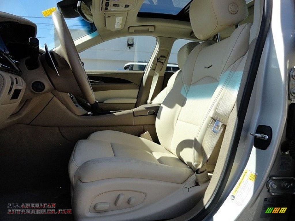 2014 CTS Luxury Sedan AWD - Silver Coast Metallic / Light Cashmere/Medium Cashmere photo #19
