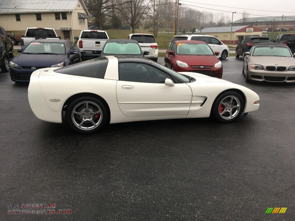 2002 Corvette Coupe - Speedway White / Black photo #2