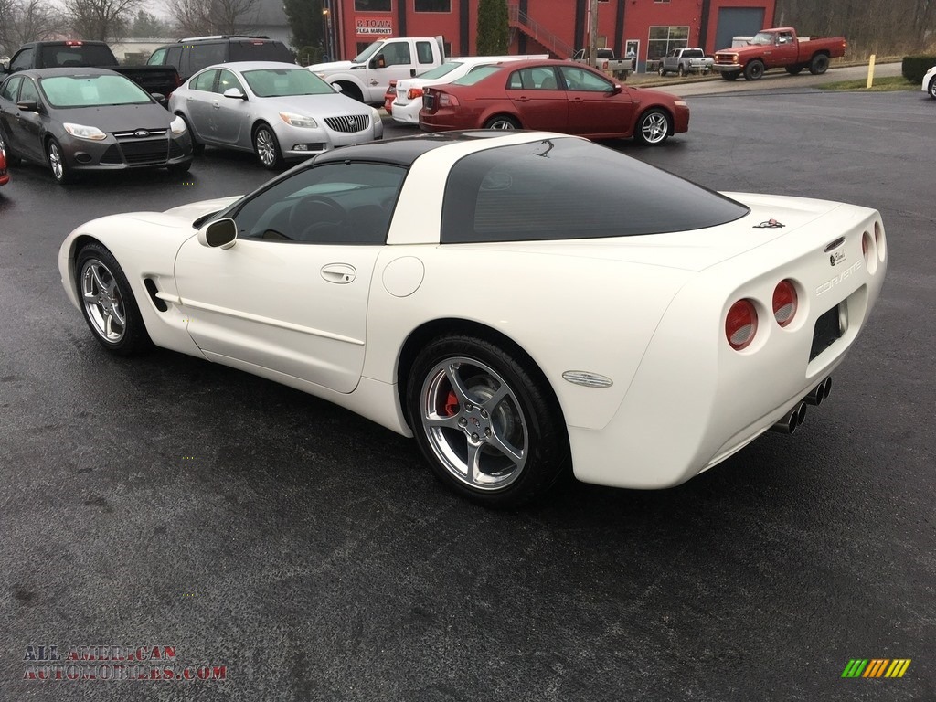 2002 Corvette Coupe - Speedway White / Black photo #3
