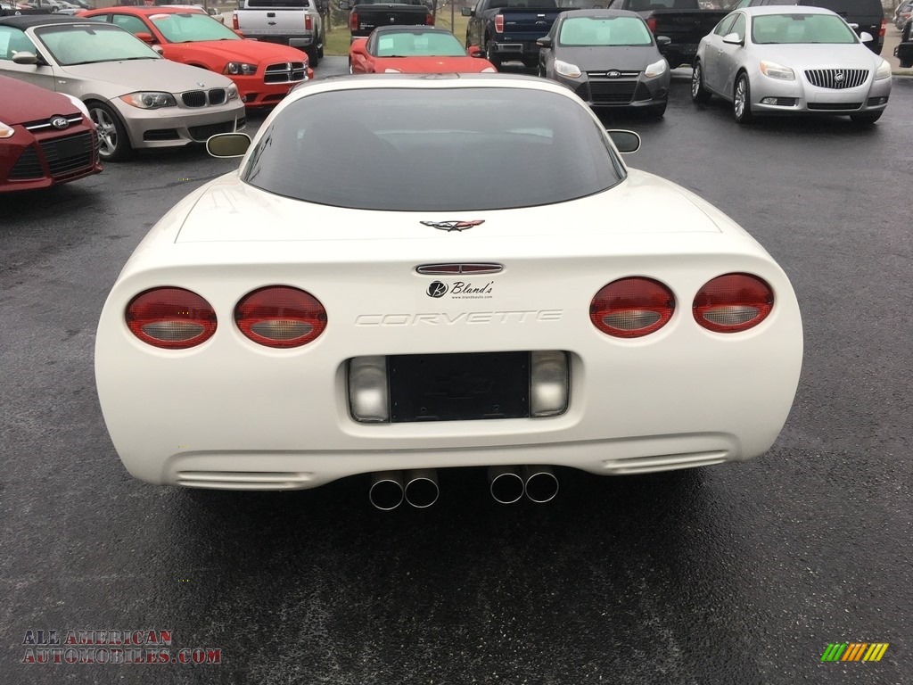 2002 Corvette Coupe - Speedway White / Black photo #34