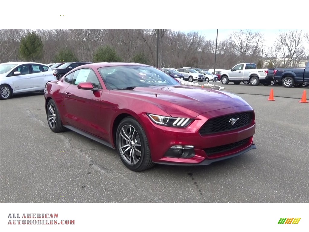 2017 Mustang Ecoboost Coupe - Ruby Red / Ebony photo #1