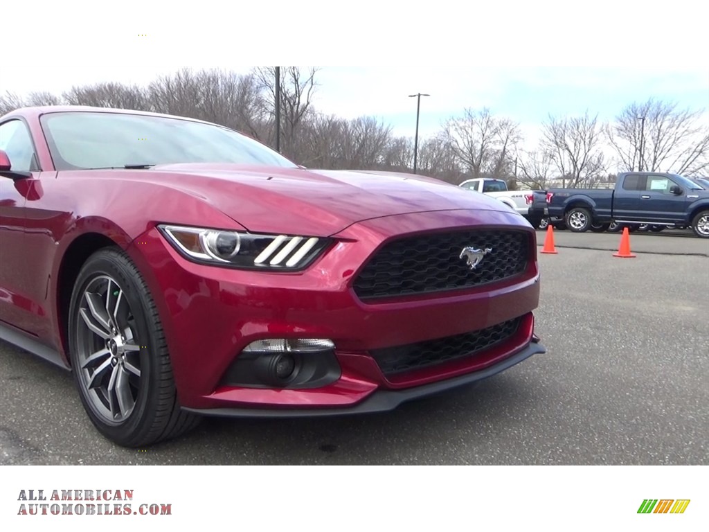2017 Mustang Ecoboost Coupe - Ruby Red / Ebony photo #23