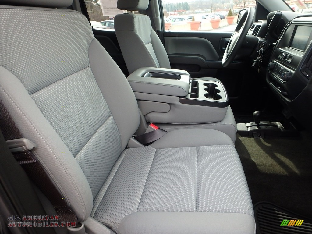 2017 Silverado 1500 Custom Double Cab 4x4 - Black / Dark Ash/Jet Black photo #14