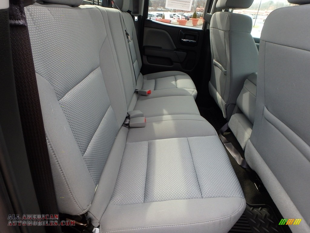 2017 Silverado 1500 Custom Double Cab 4x4 - Black / Dark Ash/Jet Black photo #17