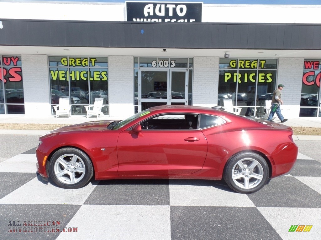 Garnet Red Tintcoat / Jet Black Chevrolet Camaro LT Coupe