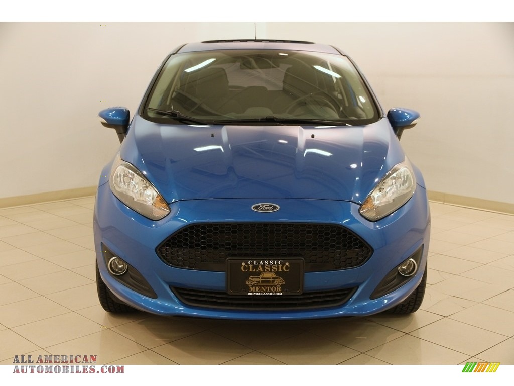 2014 Fiesta SE Hatchback - Blue Candy / Charcoal Black photo #2