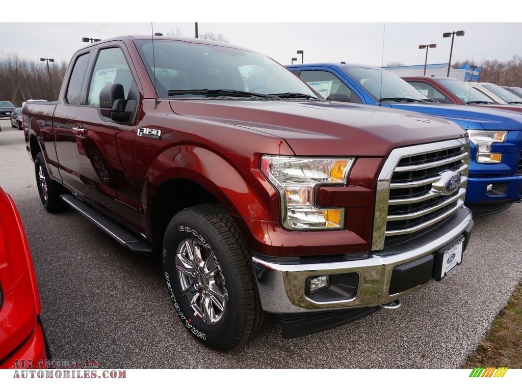 Bronze Fire / Earth Gray Ford F150 XLT SuperCab 4x4