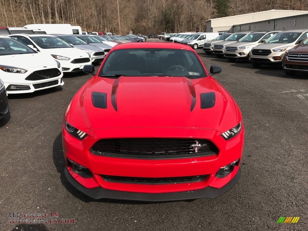 2017 Mustang GT California Speical Coupe - Race Red / California Special Ebony Leather/Miko Suede photo #3