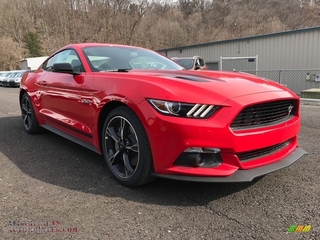 2017 Mustang GT California Speical Coupe - Race Red / California Special Ebony Leather/Miko Suede photo #5
