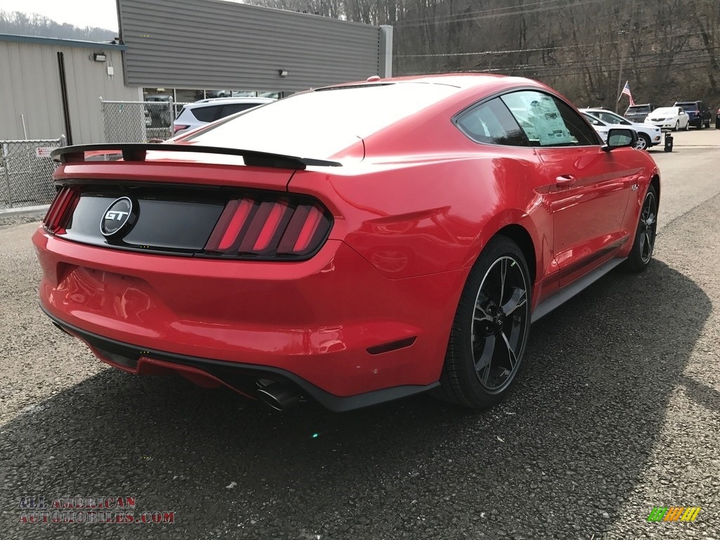 2017 Mustang GT California Speical Coupe - Race Red / California Special Ebony Leather/Miko Suede photo #6