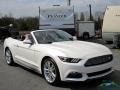 Ford Mustang EcoBoost Premium Convertible White Platinum photo #8