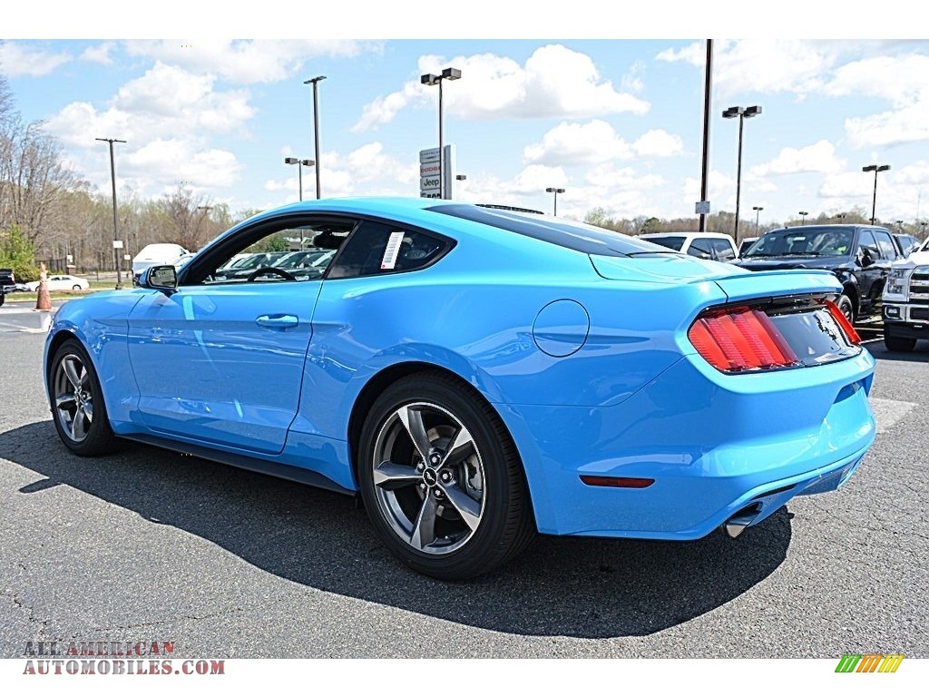 2017 Mustang Ecoboost Coupe - Grabber Blue / Ebony photo #15
