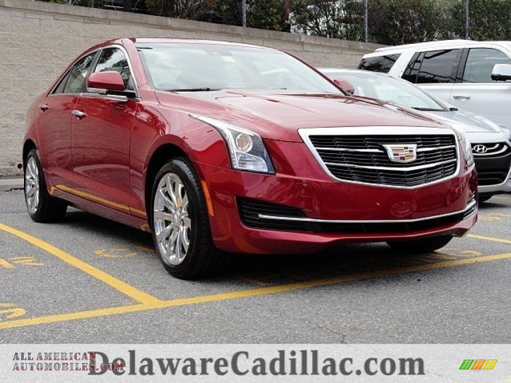 2017 ATS Luxury AWD - Red Obsession Tintcoat / Light Platinum w/Jet Black Accents photo #1