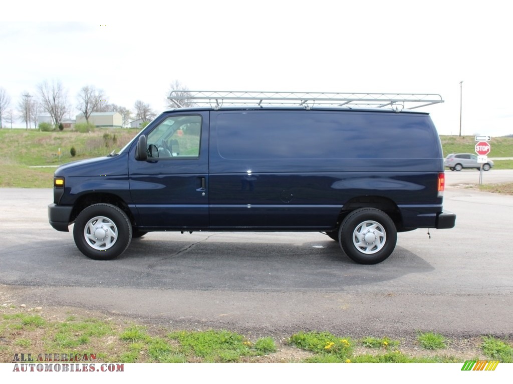 2014 E-Series Van E250 Cargo Van - Dark Blue Pearl / Medium Flint photo #2