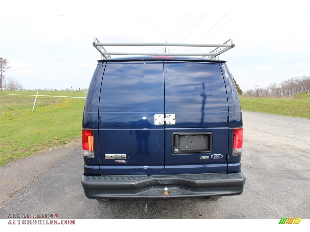 2014 E-Series Van E250 Cargo Van - Dark Blue Pearl / Medium Flint photo #4