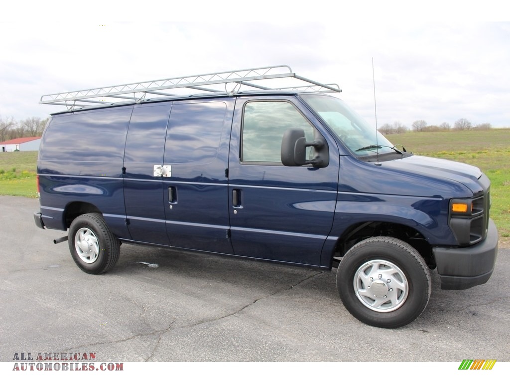 2014 E-Series Van E250 Cargo Van - Dark Blue Pearl / Medium Flint photo #5