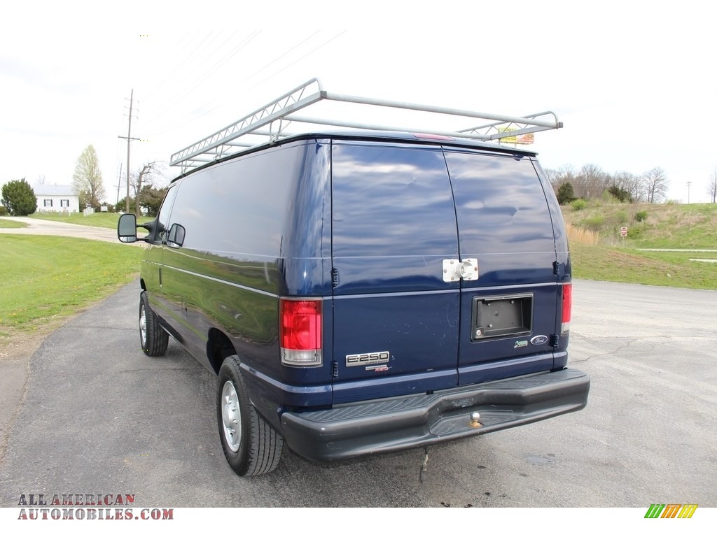 2014 E-Series Van E250 Cargo Van - Dark Blue Pearl / Medium Flint photo #8