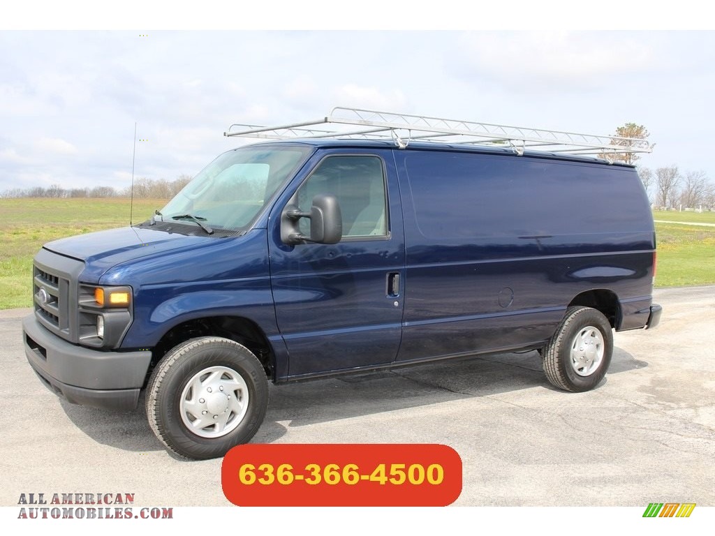 2014 E-Series Van E250 Cargo Van - Dark Blue Pearl / Medium Flint photo #33