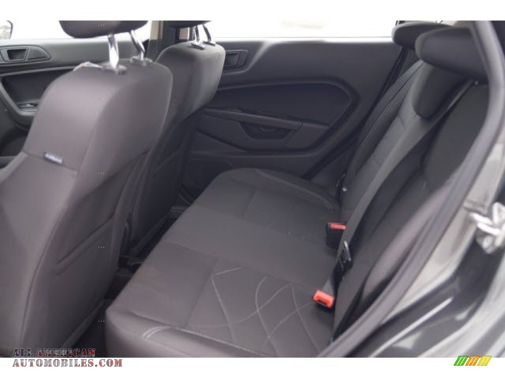 2017 Fiesta SE Hatchback - Magnetic / Charcoal Black photo #8