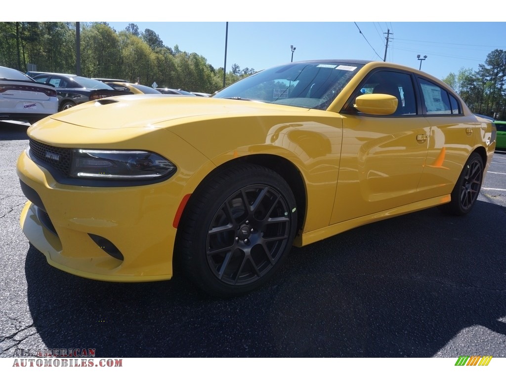 2017 Charger R/T - Yellow Jacket / Black/Brazen Gold photo #3