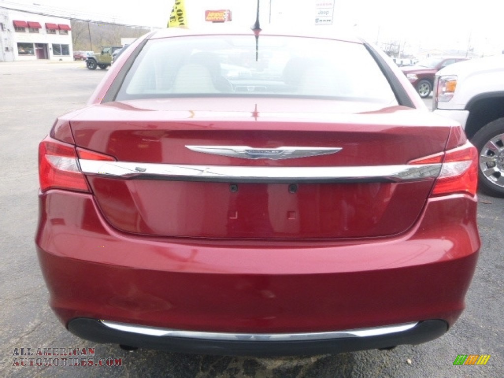 2011 200 Touring - Deep Cherry Red Crystal Pearl / Black/Light Frost Beige photo #5