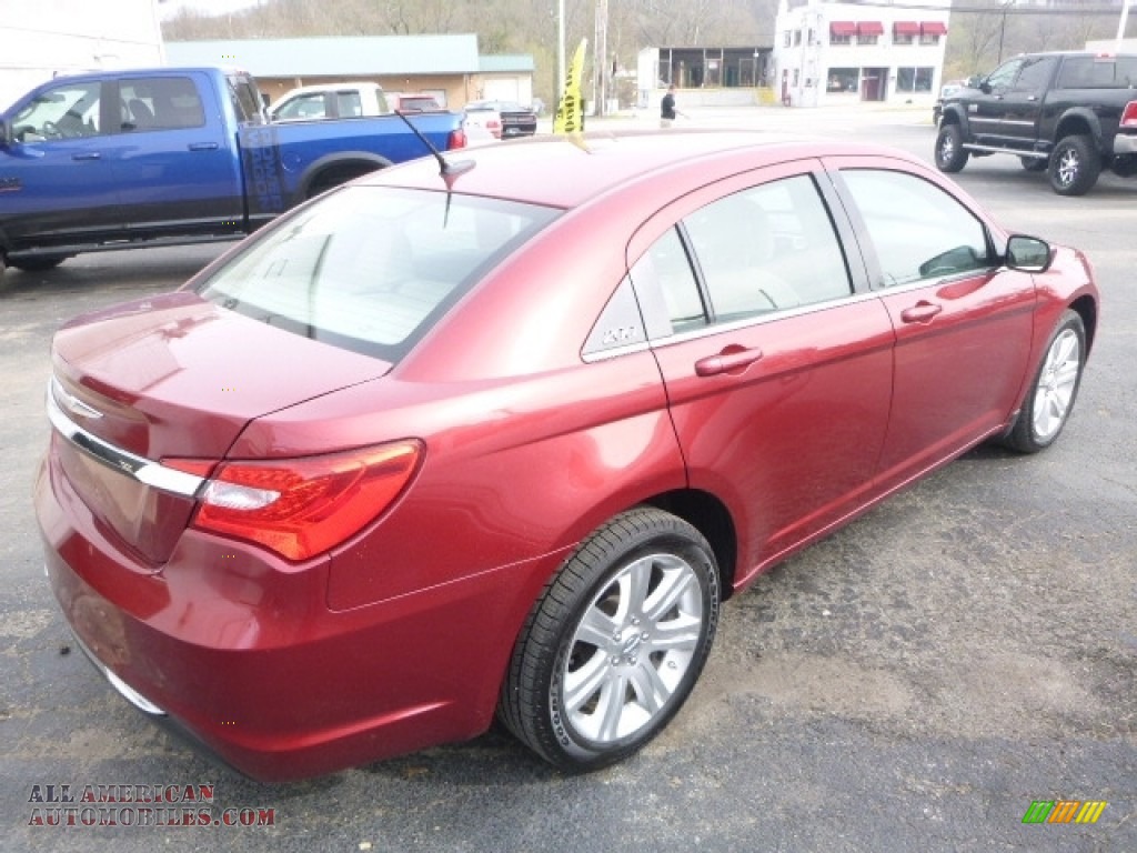 2011 200 Touring - Deep Cherry Red Crystal Pearl / Black/Light Frost Beige photo #6