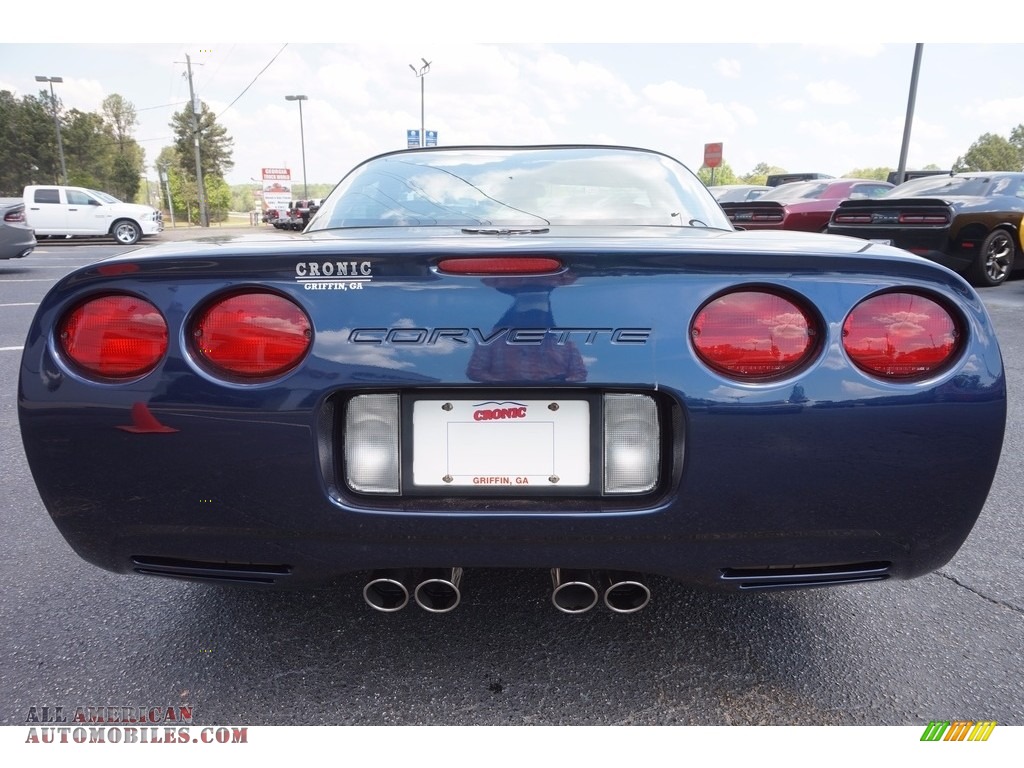 2000 Corvette Coupe - Navy Blue Metallic / Light Oak photo #6