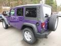 Jeep Wrangler Unlimited Sport 4x4 Extreme Purple photo #4