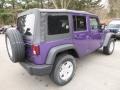 Jeep Wrangler Unlimited Sport 4x4 Extreme Purple photo #6