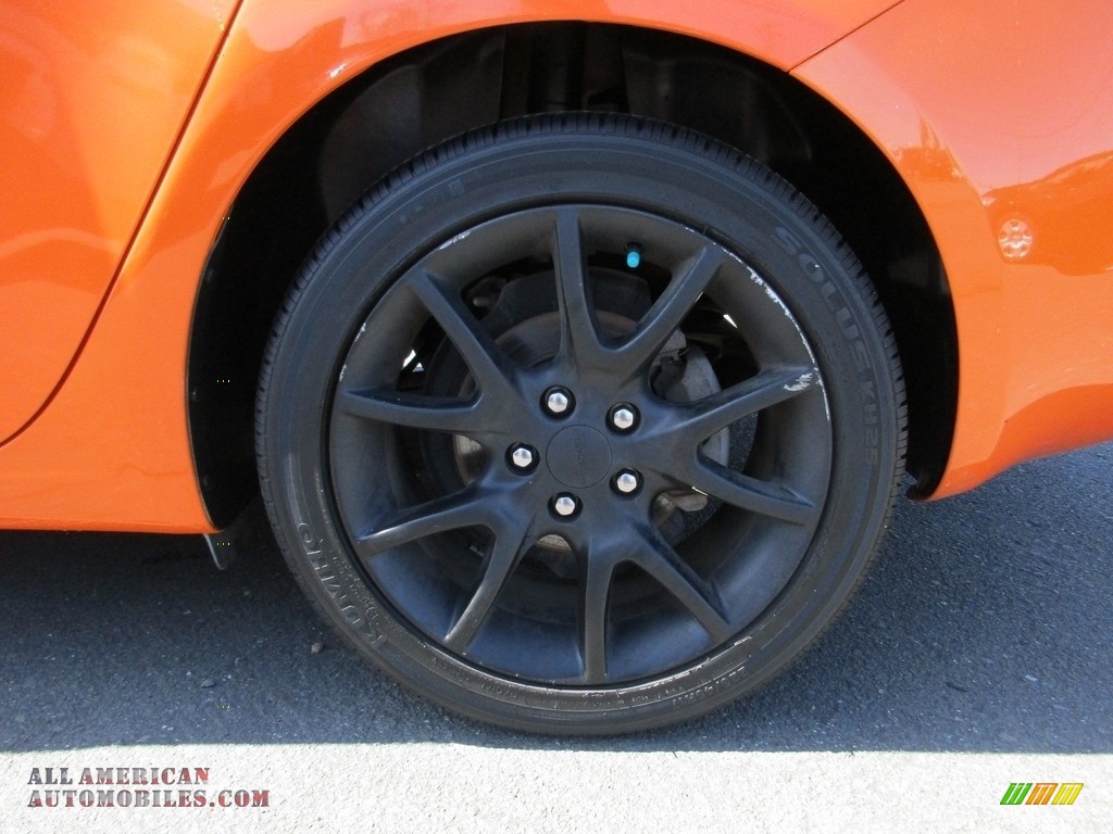 2014 Dart SXT - Header Orange / Black/Light Tungsten photo #25