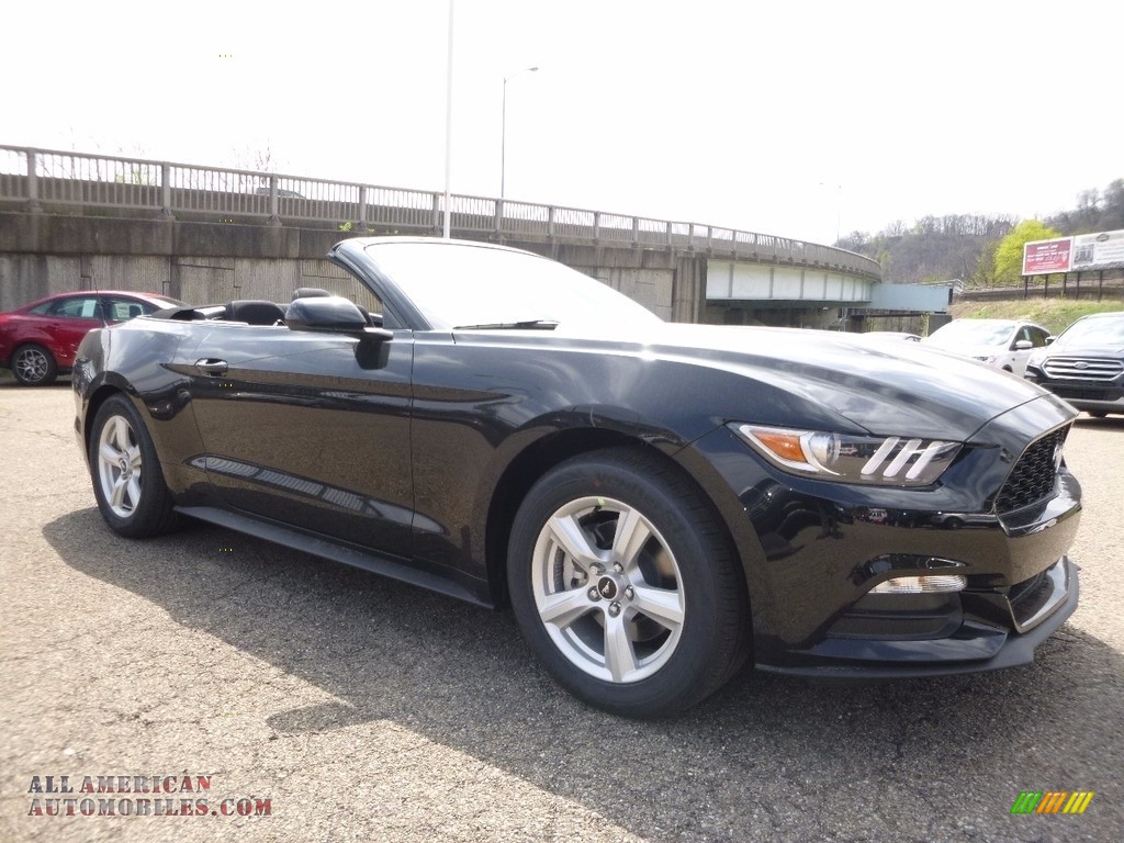 2017 Mustang V6 Convertible - Shadow Black / Ebony photo #8