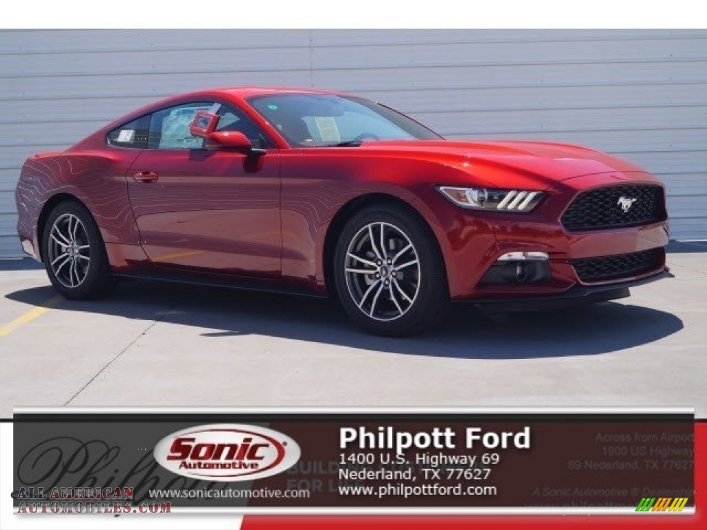 2017 Mustang Ecoboost Coupe - Ruby Red / Ebony photo #1