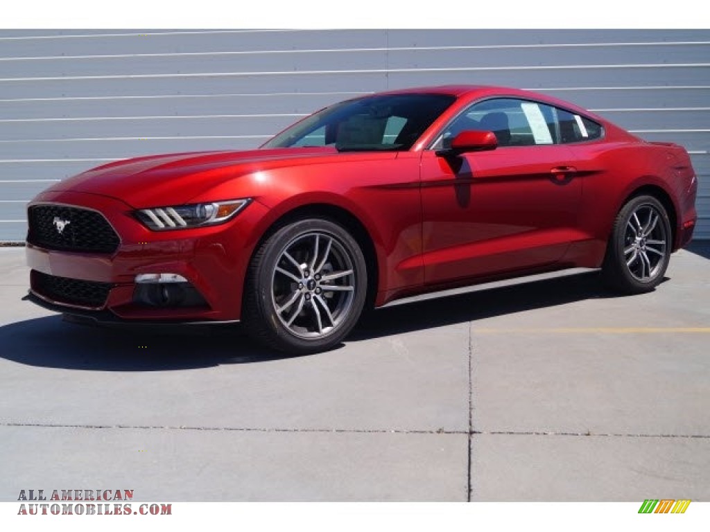 2017 Mustang Ecoboost Coupe - Ruby Red / Ebony photo #3
