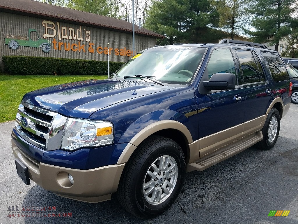 Dark Blue Pearl Metallic / Camel Ford Expedition XLT