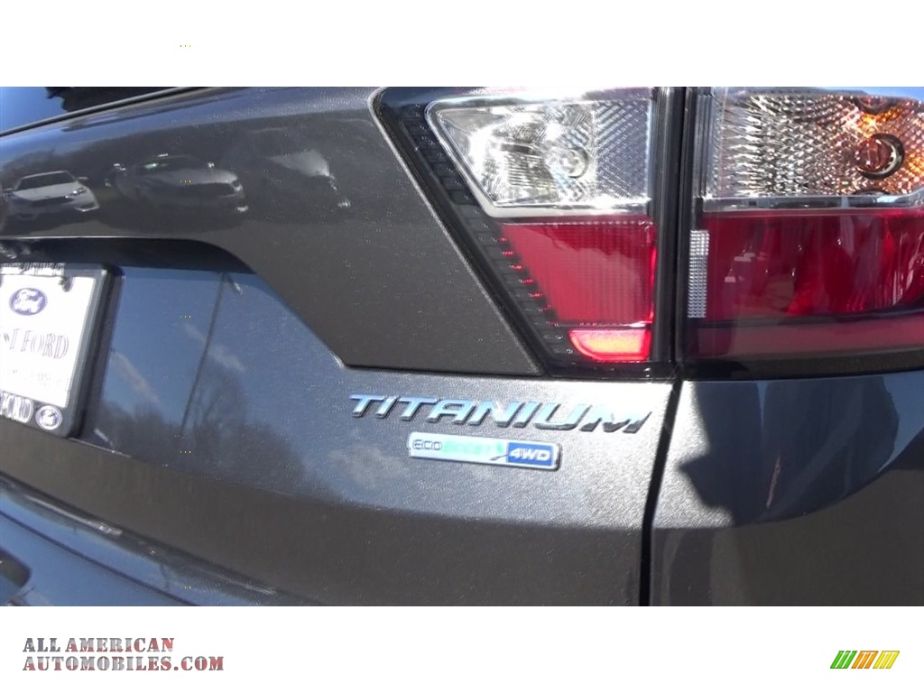 2017 Escape Titanium 4WD - Magnetic / Charcoal Black photo #9