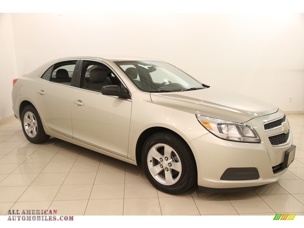 2013 Malibu LS - Champagne Silver Metallic / Jet Black/Titanium photo #1