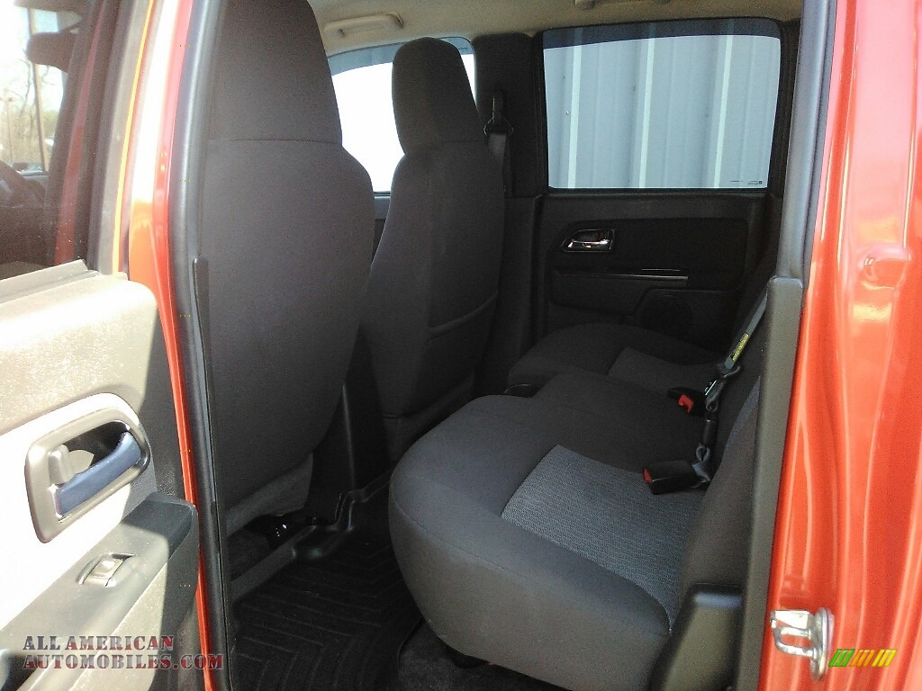 2012 Canyon SLE Crew Cab 4x4 - Red Orange Metallic / Ebony photo #10