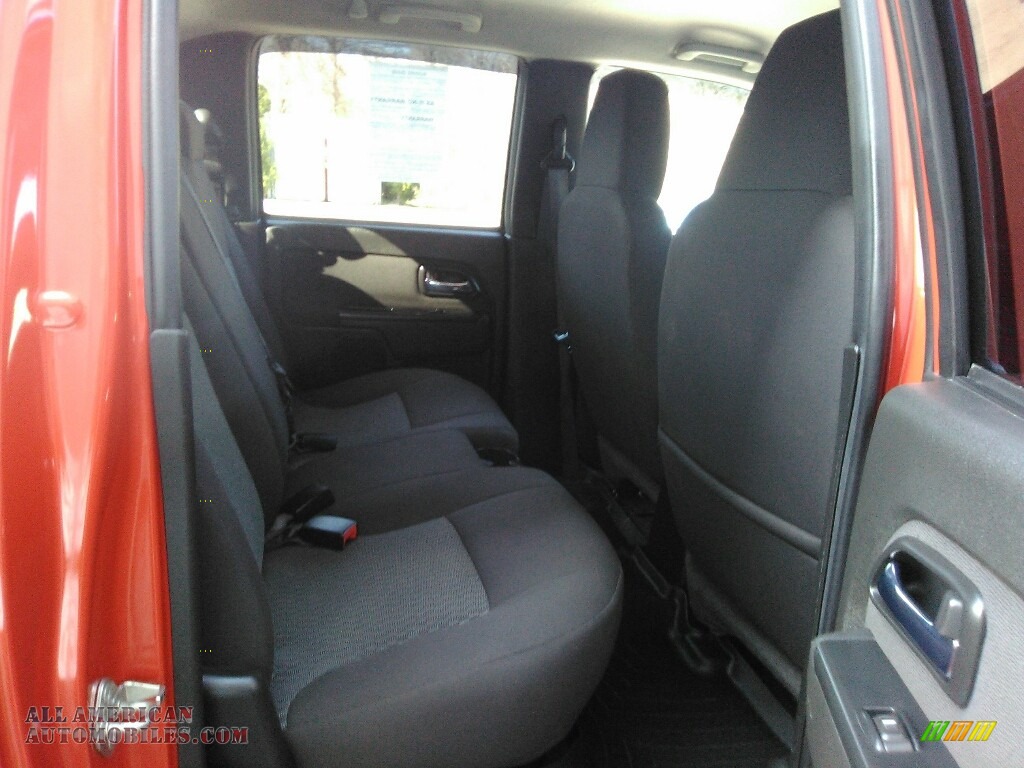 2012 Canyon SLE Crew Cab 4x4 - Red Orange Metallic / Ebony photo #11