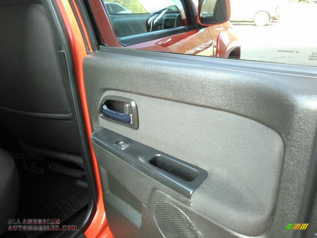2012 Canyon SLE Crew Cab 4x4 - Red Orange Metallic / Ebony photo #12