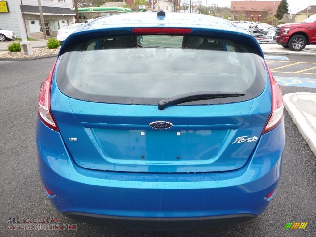2017 Fiesta SE Hatchback - Blue Candy / Medium Light Stone photo #7