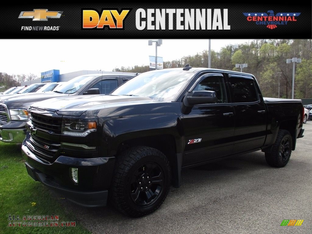 2016 Silverado 1500 LTZ Crew Cab 4x4 - Black / Jet Black photo #1