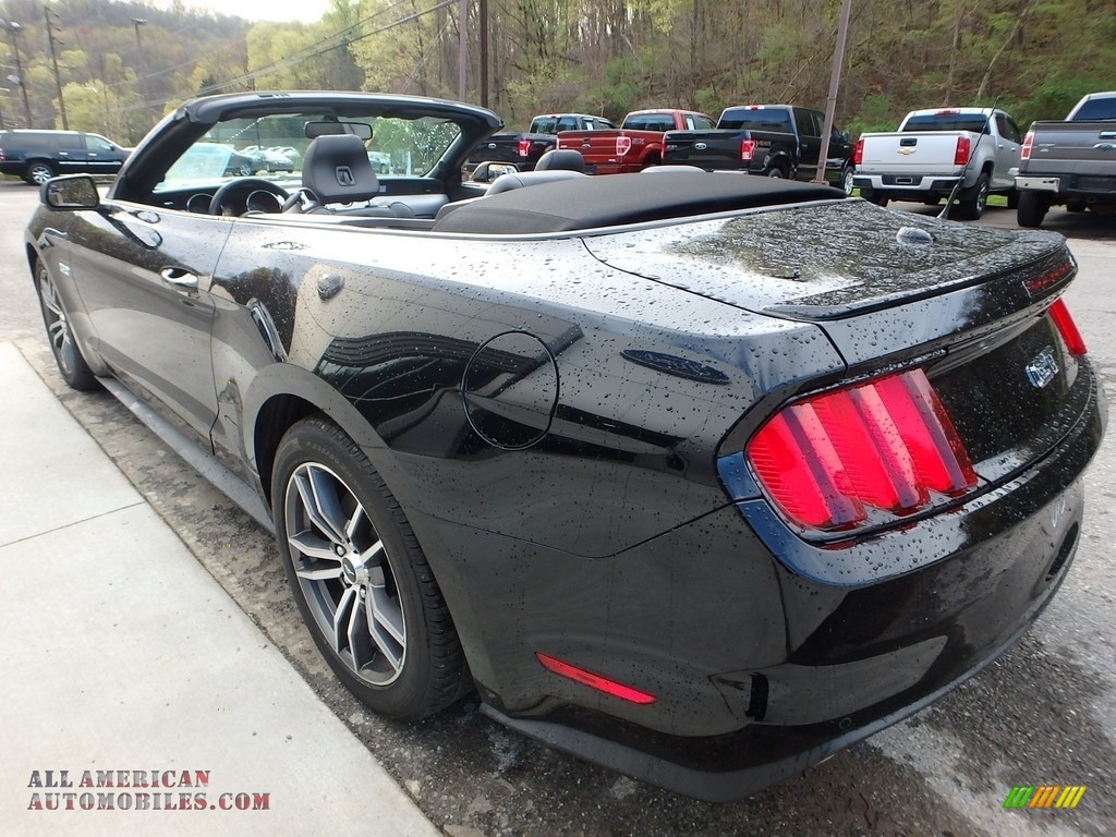2016 Mustang GT Premium Convertible - Shadow Black / Ebony photo #4