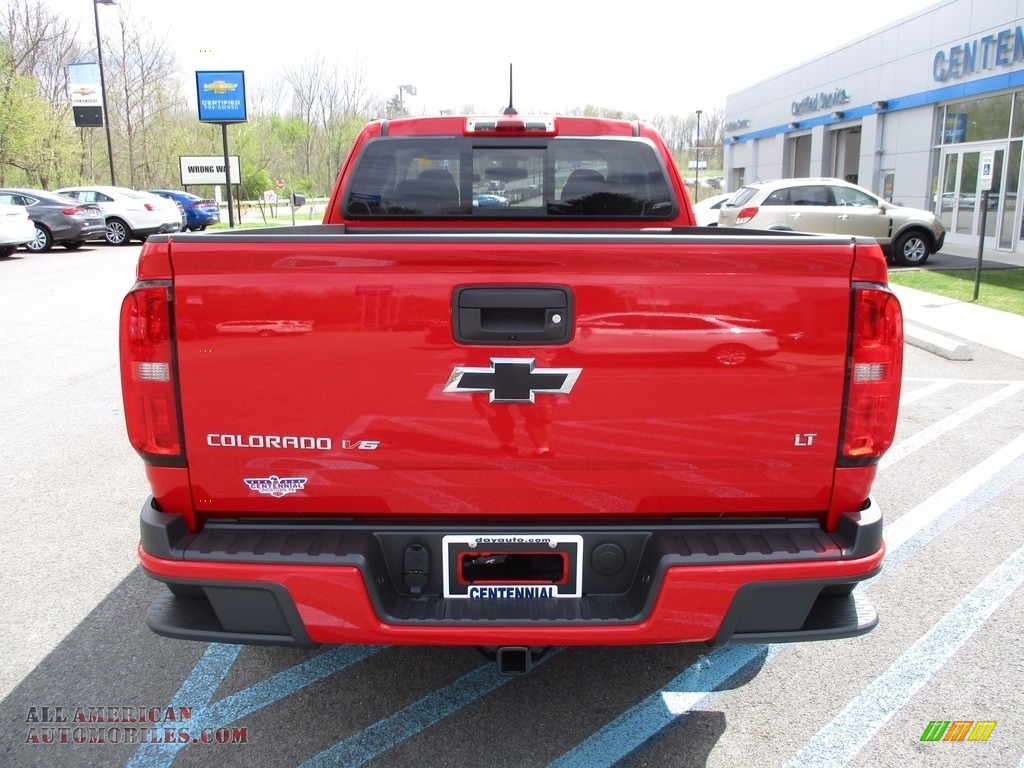 2017 Colorado LT Extended Cab 4x4 - Red Hot / Jet Black photo #5
