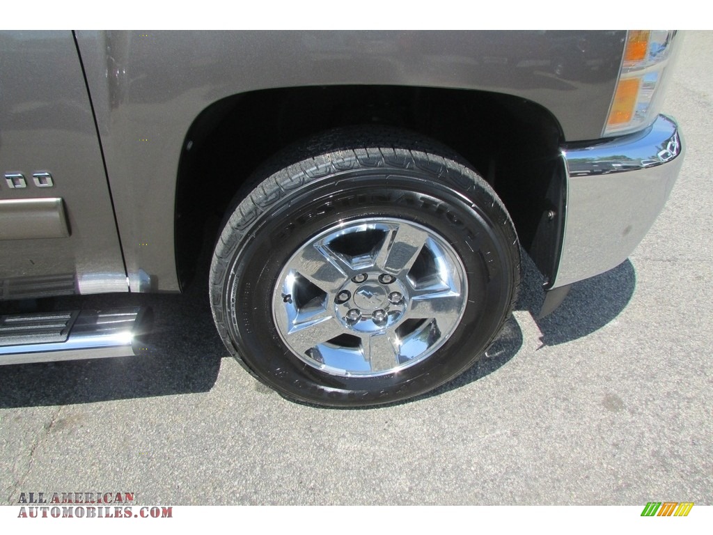 2012 Silverado 1500 LT Extended Cab 4x4 - Mocha Steel Metallic / Light Cashmere/Dark Cashmere photo #35