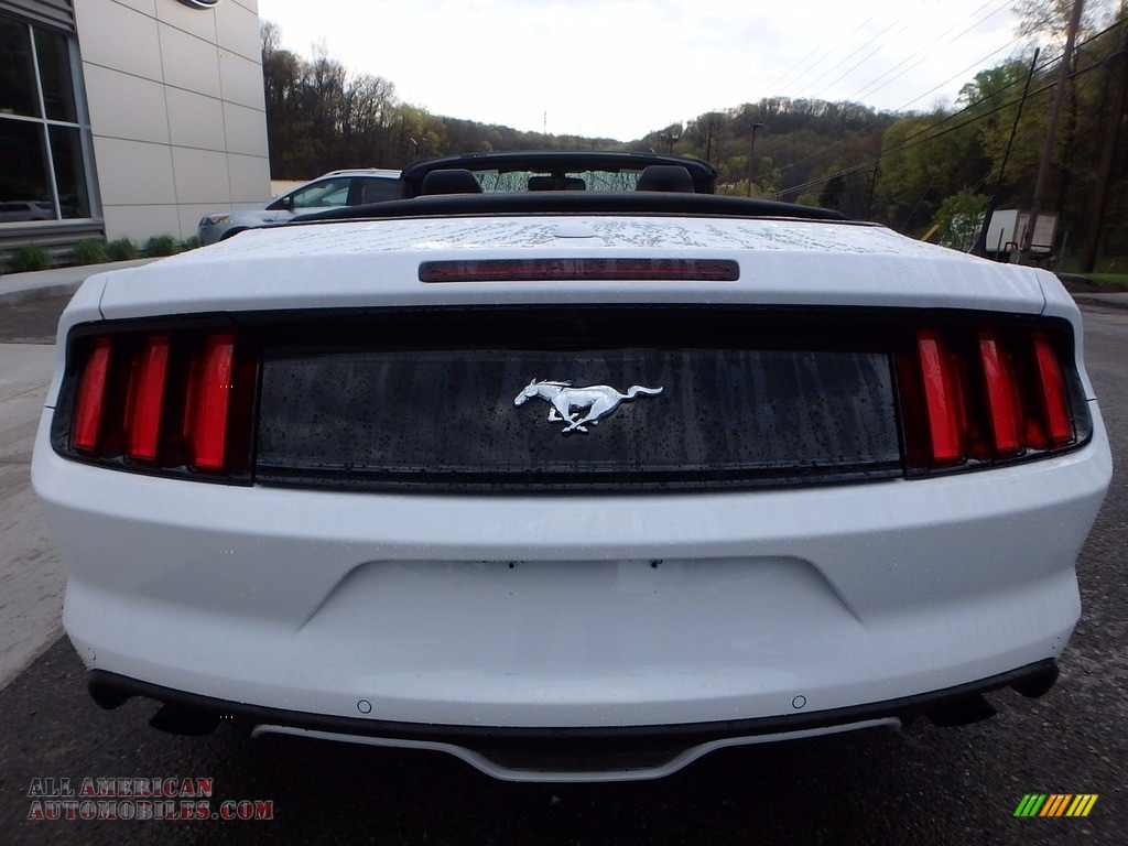 2016 Mustang EcoBoost Premium Convertible - Oxford White / Ebony photo #3