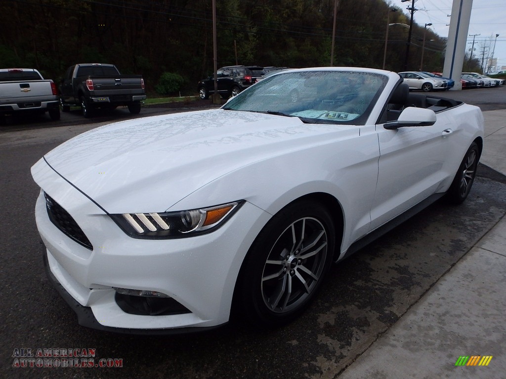 2016 Mustang EcoBoost Premium Convertible - Oxford White / Ebony photo #6