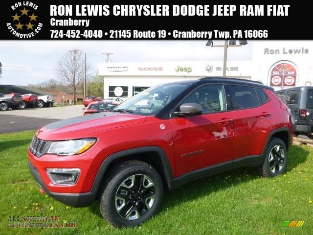 Redline 2 Coat Pearl / Black/Ruby Red Jeep Compass Trailhawk 4x4