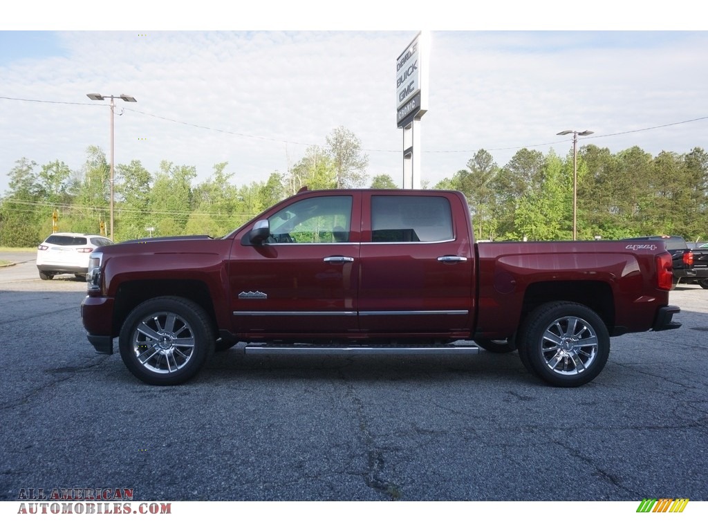 2017 Silverado 1500 High Country Crew Cab 4x4 - Siren Red Tintcoat / High Country Saddle photo #4