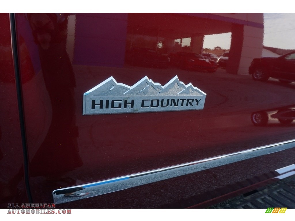2017 Silverado 1500 High Country Crew Cab 4x4 - Siren Red Tintcoat / High Country Saddle photo #12